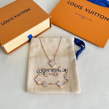 [Spark]ROSE GOLD DIAMOND NECKLACE