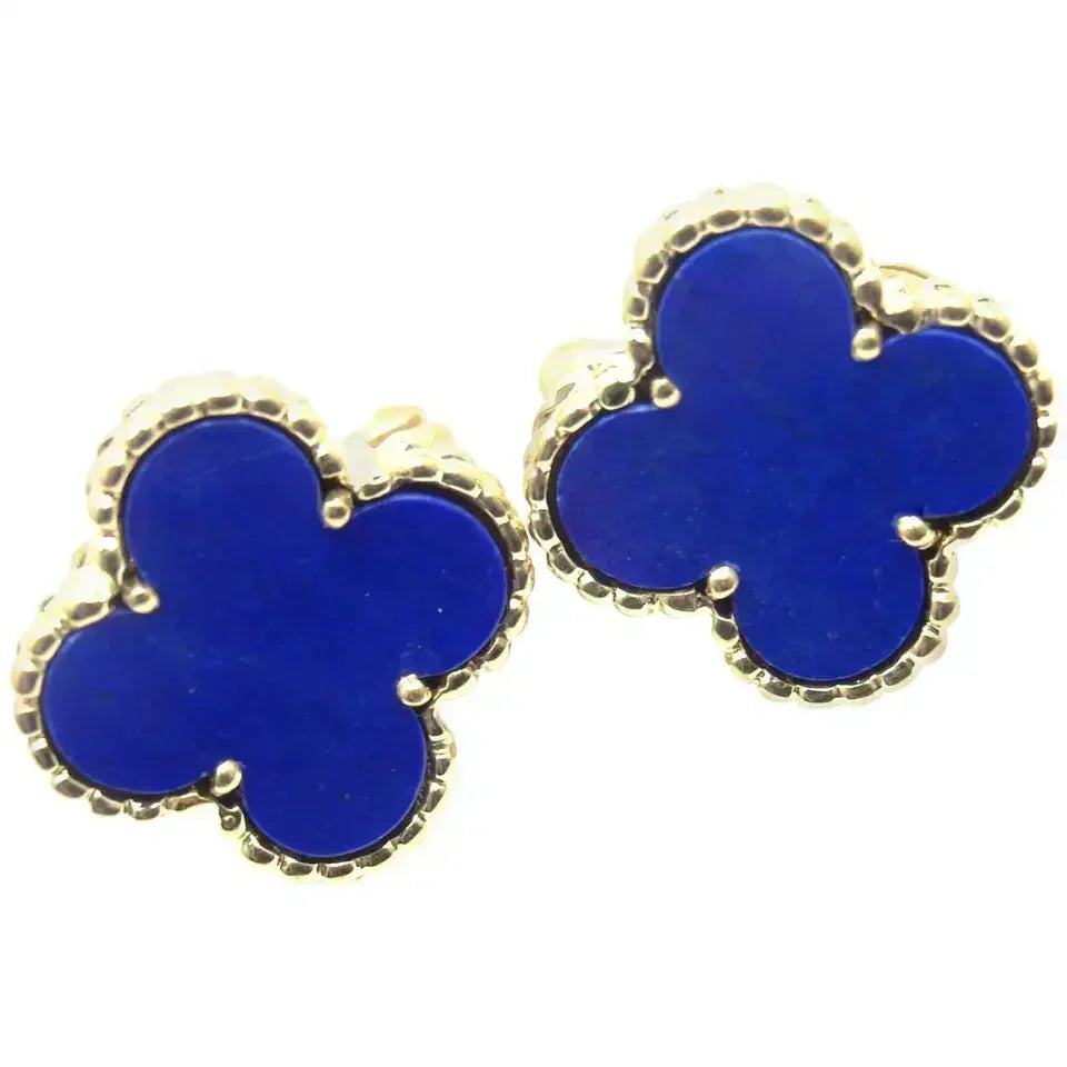 [Spark]CLOVER MINI 9.5MM TURQUOISE EARRINGS