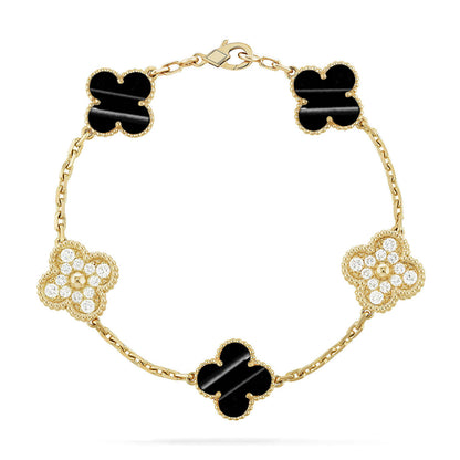 [Spark] CLOVER 5 MOTIF PULSAR STONE BRACELET COLLECTION