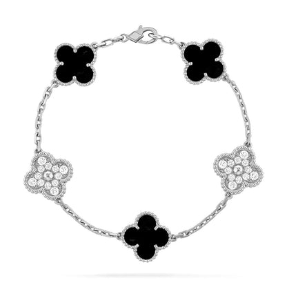 [Spark] CLOVER 5 MOTIF ONYXS BRACELET COLLECTION