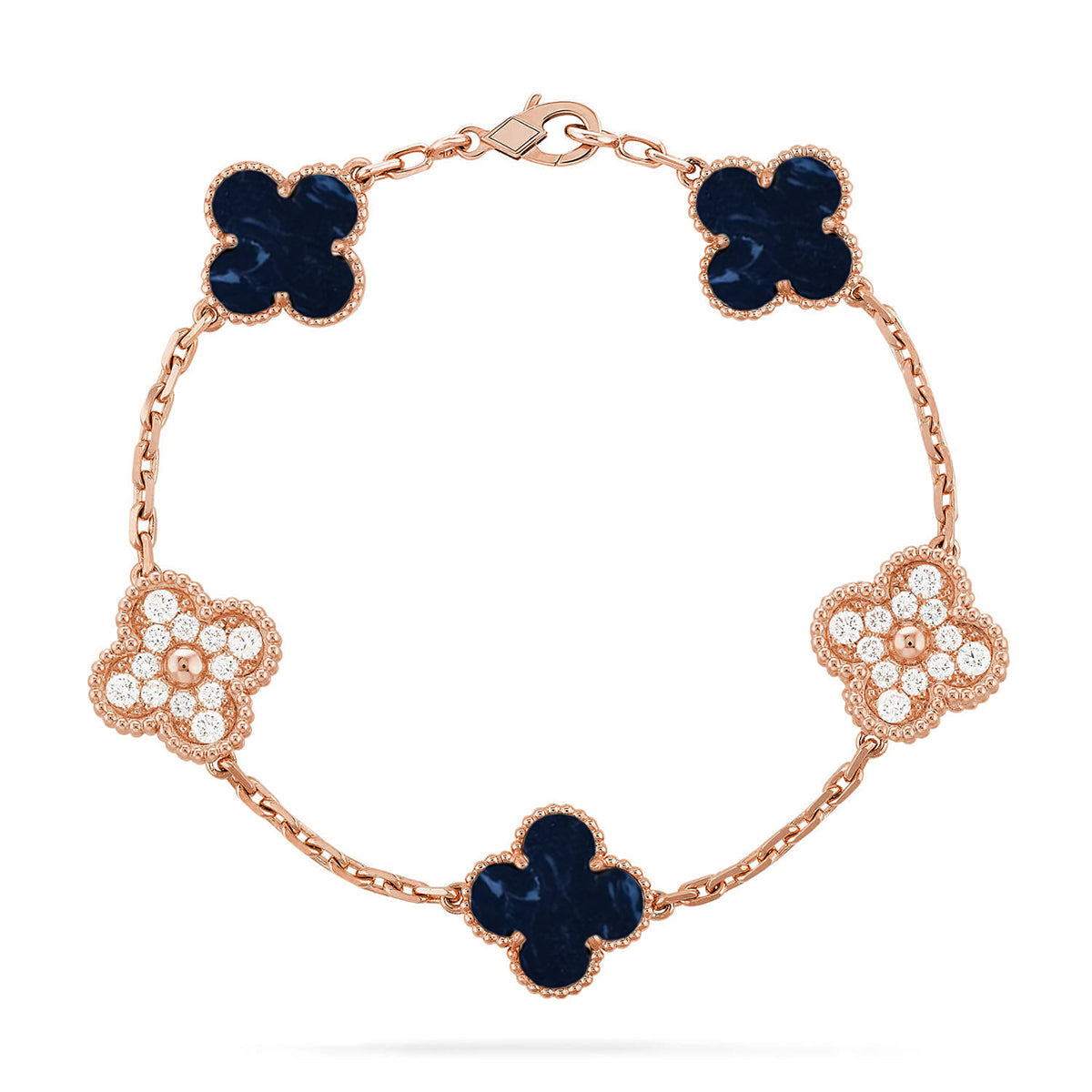 [Spark]CLOVER 5 MOTIF PIETERSITE BRACELET COLLECTION