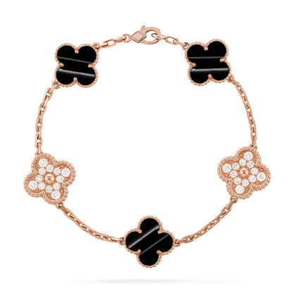 [Spark] CLOVER 5 MOTIF PULSAR STONE BRACELET COLLECTION