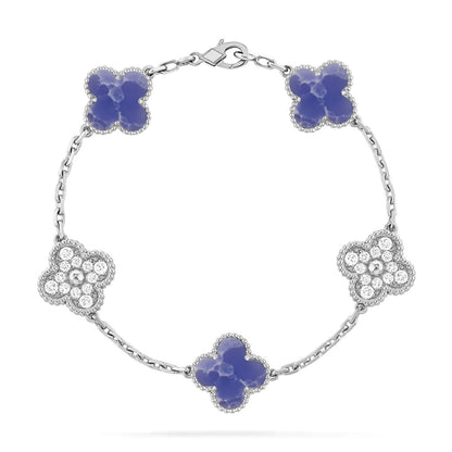 [Spark]CLOVER 5 MOTIF BLUE VEINS BRACELET COLLECTION