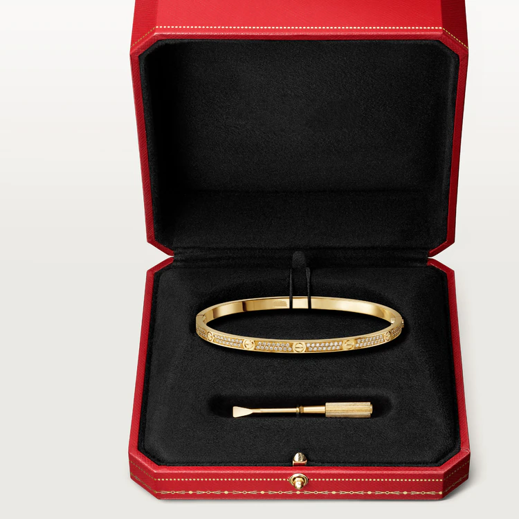 [Spark]LOVE BRACELET 3.65MM DIAMOND-PAVED