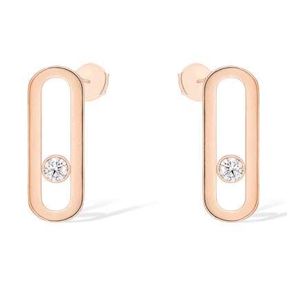 [Spark]MOVE UNO SMALL 1 DIAMOND EARRINGS