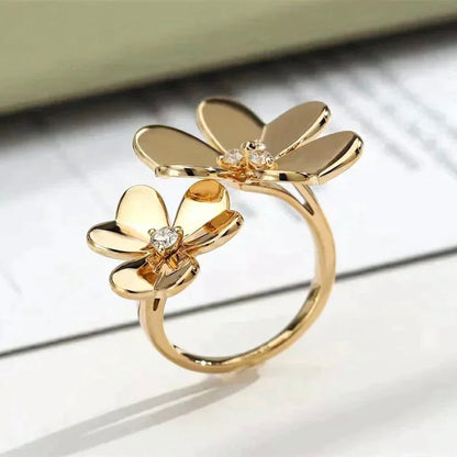 [Spark]CLOVER COMOS GOLD DIAMOND RING