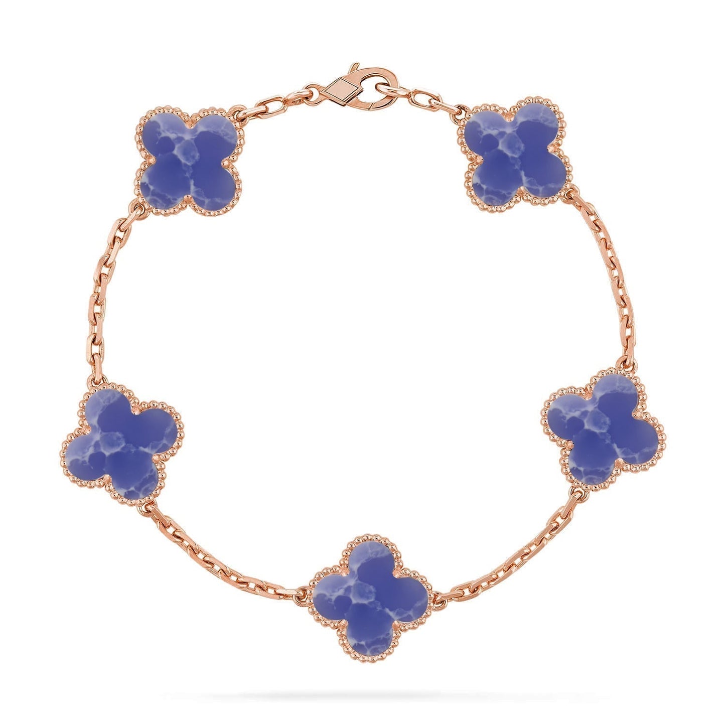 [Spark]CLOVER 5 MOTIF BLUE VEINS BRACELET COLLECTION