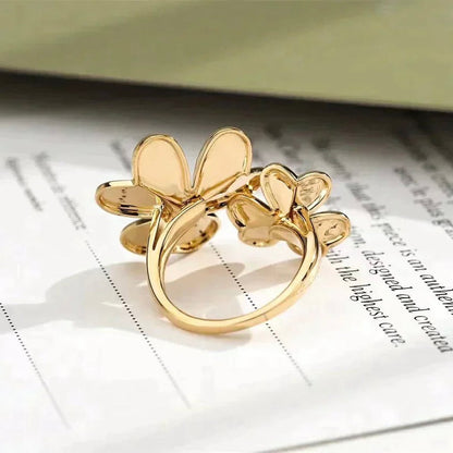 [Spark]CLOVER COMOS GOLD DIAMOND RING