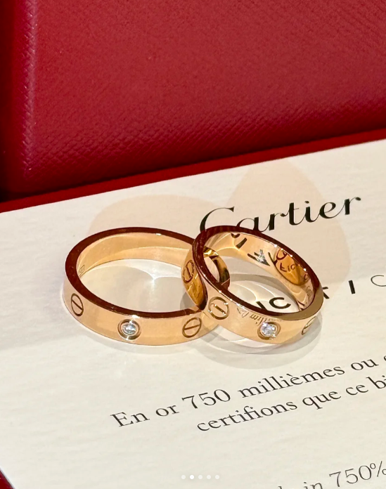 [Spark]LOVE RING 4MM 1 DIAMOND