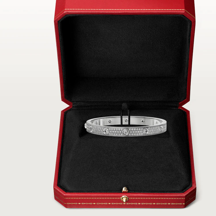 [Spark]LOVE BRACELET 6.1MM DIAMOND-PAVED 10 BIG DIAMONDS