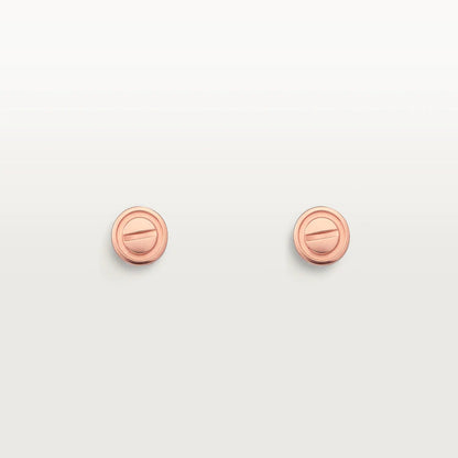 [Spark]LOVE EARRINGS PINK GOLD 10MM