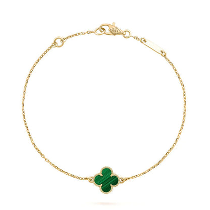 [Spark]CLOVER BRACELET MALACHITE 1 MOTIF