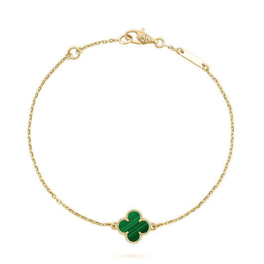 [Spark]CLOVER BRACELET MALACHITE 1 MOTIF