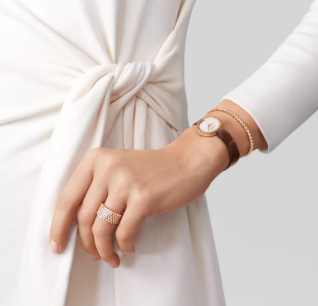 [Spark]Five-row diamond ring