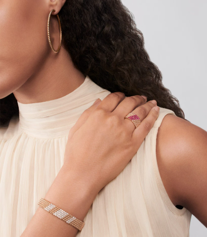 [Spark]Five-row diamond bracelet