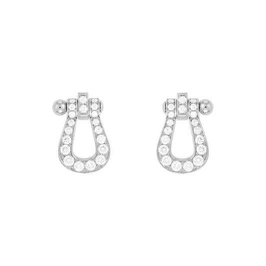 [Spark]FORCE 10 FULL DIAMOND STUD EARRINGS MINI MODEL