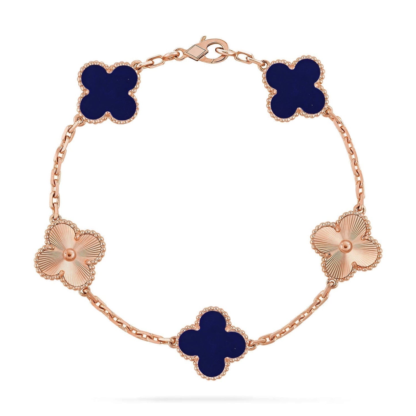 [Spark]CLOVER 5 MOTIF LAPIS LAZULI BRACELET COLLECTION