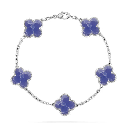 [Spark]CLOVER 5 MOTIF BLUE VEINS BRACELET COLLECTION