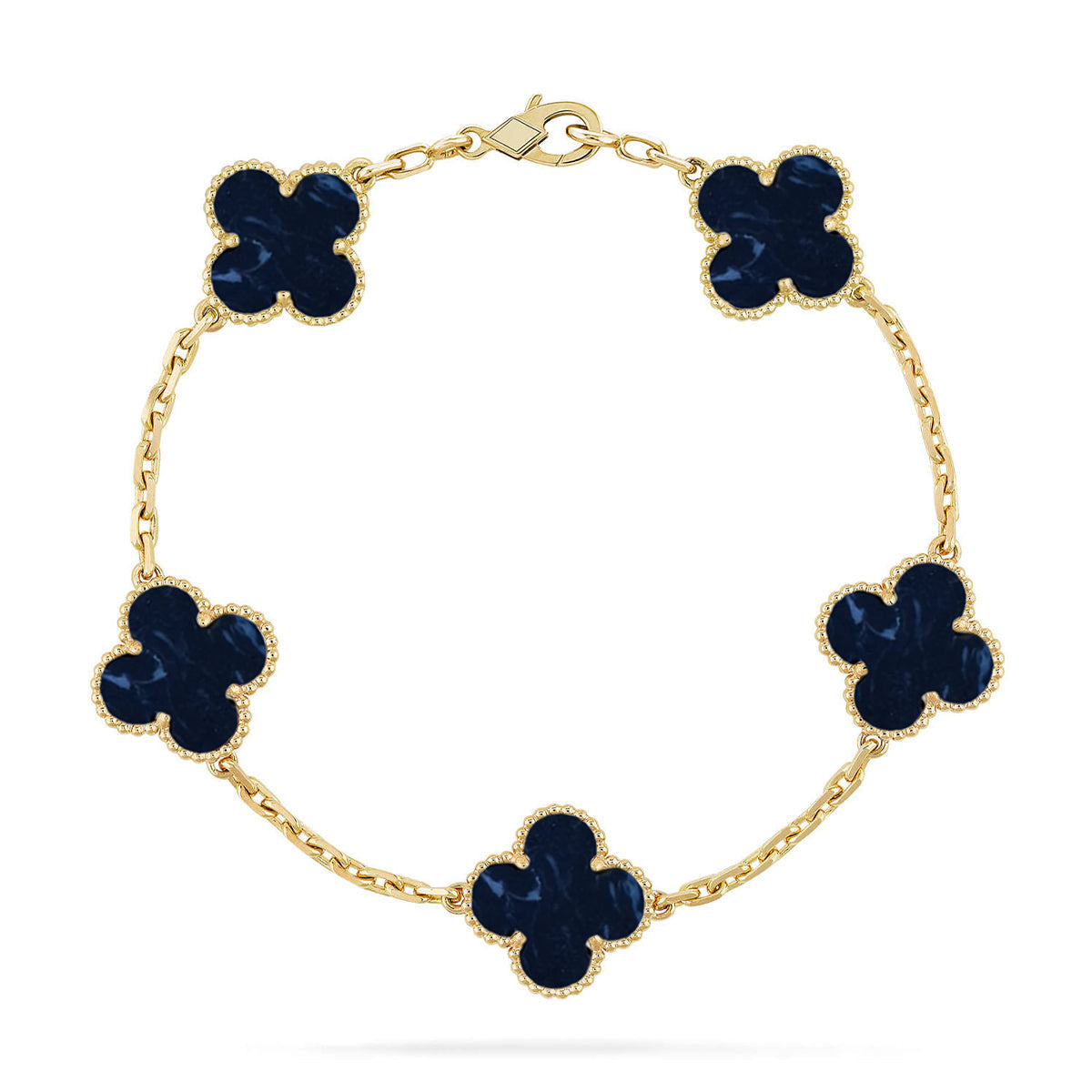 [Spark]CLOVER 5 MOTIF PIETERSITE BRACELET COLLECTION