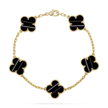 [Spark] CLOVER 5 MOTIF PULSAR STONE BRACELET COLLECTION