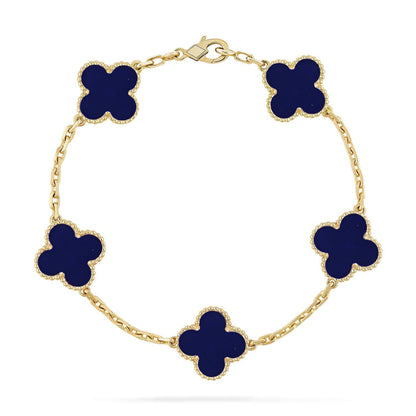 [Spark]CLOVER 5 MOTIF LAPIS LAZULI BRACELET COLLECTION