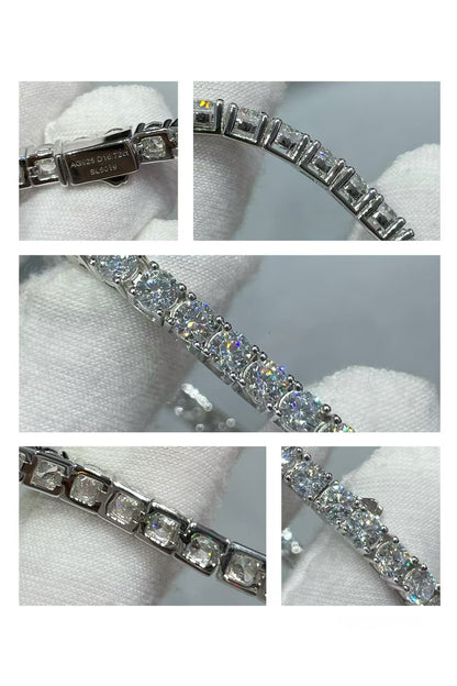 [Spark jewelrys]TENNIS BRACELET WITH FULL DIAMOND SETTING