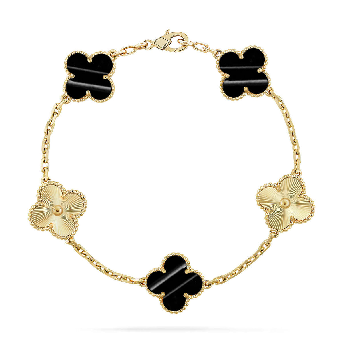[Spark] CLOVER 5 MOTIF PULSAR STONE BRACELET COLLECTION