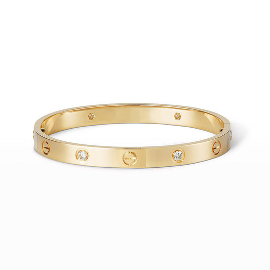 [Spark]LOVE BRACELET 6.1MM 4 DIAMONDS