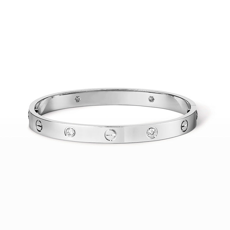[Spark]LOVE BRACELET 6.1MM 4 DIAMONDS