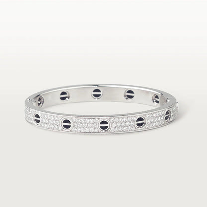 [Spark]LOVE BRACELET 6.1MM DIAMOND-PAVED CERAMIC