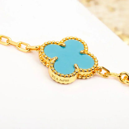 [Spark] CLOVER 5 MOTIF TURQUOISE BRACELET COLLECTION