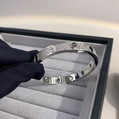[Spark]LOVE BRACELET 6.1MM DIAMOND-PAVED CERAMIC