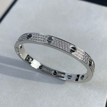 [Spark]LOVE BRACELET 6.1MM DIAMOND-PAVED CERAMIC