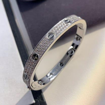 [Spark]LOVE BRACELET 6.1MM DIAMOND-PAVED CERAMIC