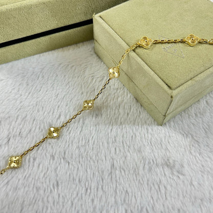 [Spark]CLOVER 6 MOTIF DIAMOND BRACELET