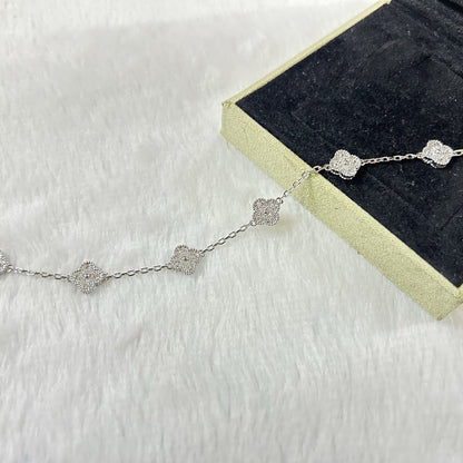 [Spark]CLOVER 6 MOTIF DIAMOND BRACELET