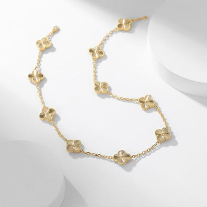 [Spark]CLOVER 10 MOTIFS LASER NECKLACE