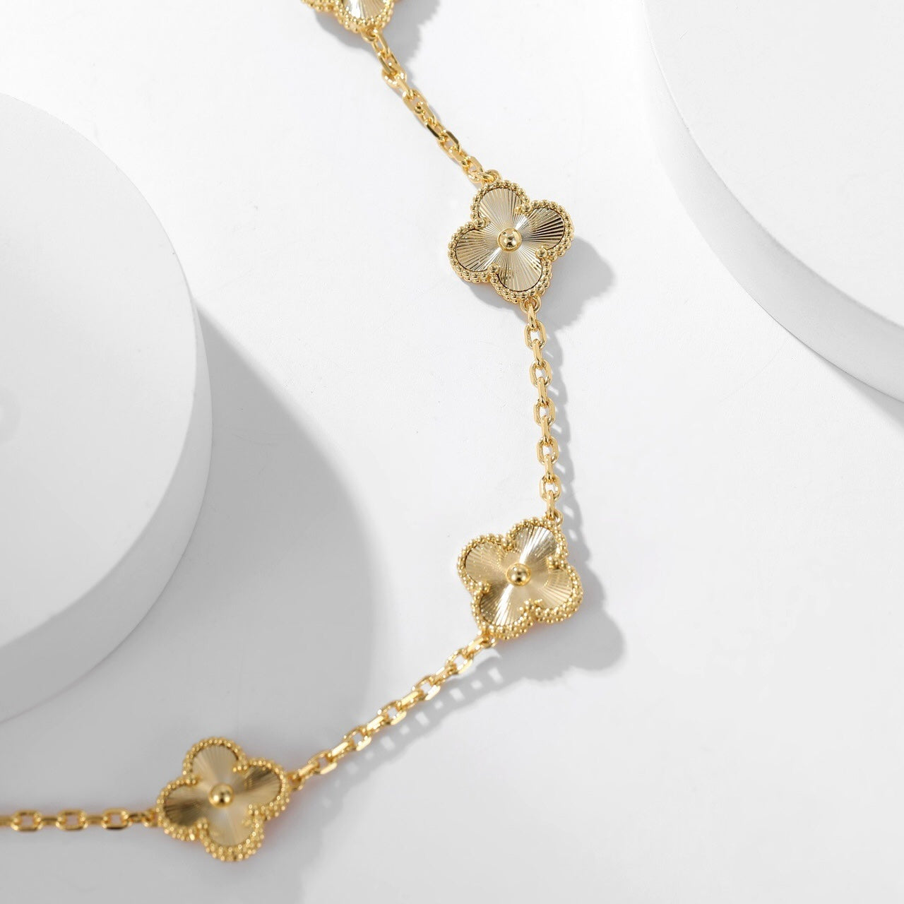 [Spark]CLOVER 10 MOTIFS LASER NECKLACE