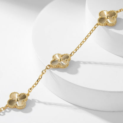 [Spark]CLOVER 10 MOTIFS LASER NECKLACE