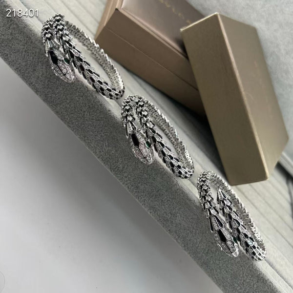 [Spark]NEW OBSIDIAN & DIAMOND SERPENT BRACELET