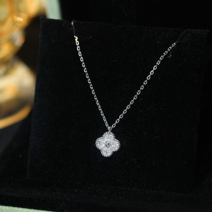 [Spark]CLOVER MINI 9.5MM PENDANT DIAMOND NECKLACE
