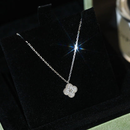 [Spark]CLOVER MINI 9.5MM PENDANT DIAMOND NECKLACE