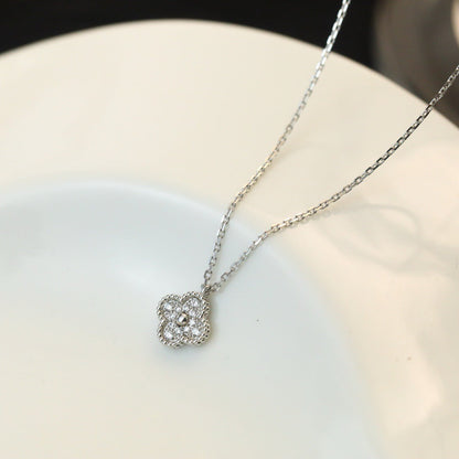 [Spark]CLOVER MINI 9.5MM PENDANT DIAMOND NECKLACE