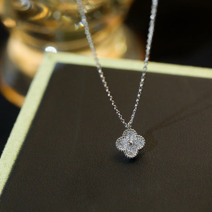 [Spark]CLOVER MINI 9.5MM PENDANT DIAMOND NECKLACE