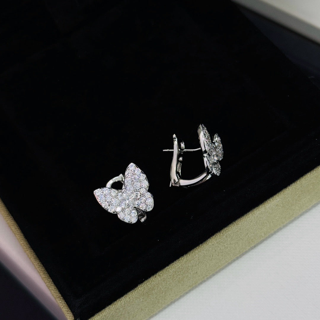 [Spark]BUTTERFLY ALL DIAMOND EARRINGS