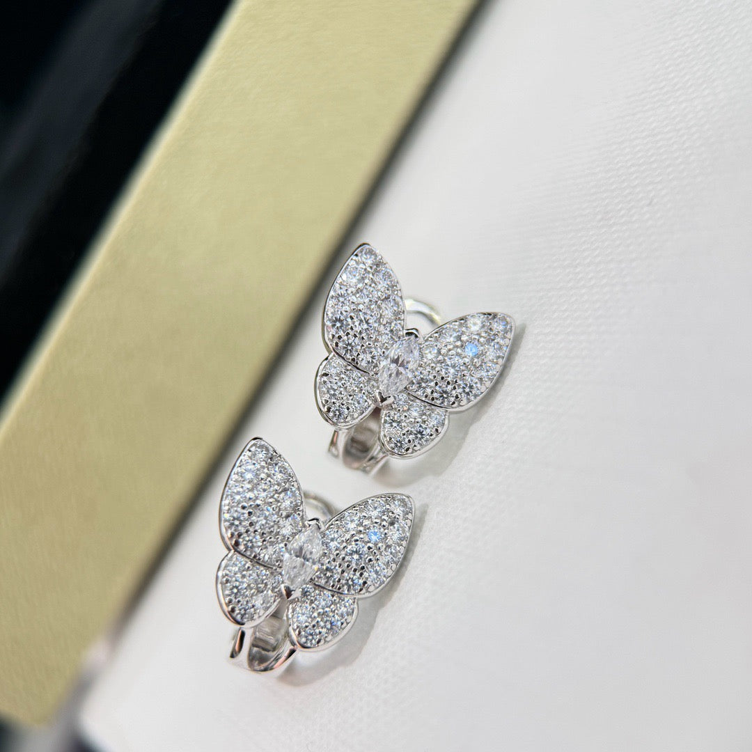 [Spark]BUTTERFLY ALL DIAMOND EARRINGS