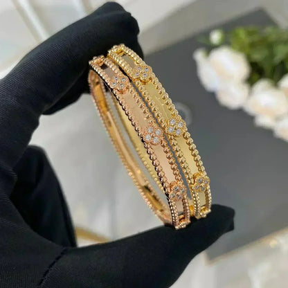 [Spark]CLOVER BRACELET 4MM DIAMONDS