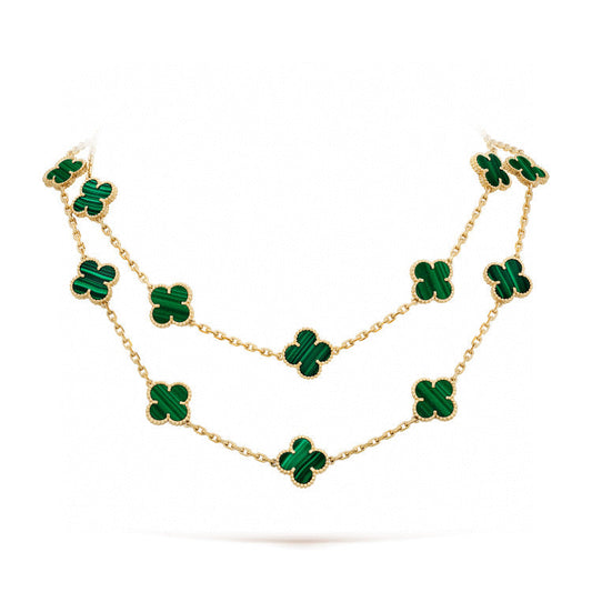 [Spark]CLOVER 20 MOTIFS MALACHITE GOLD
