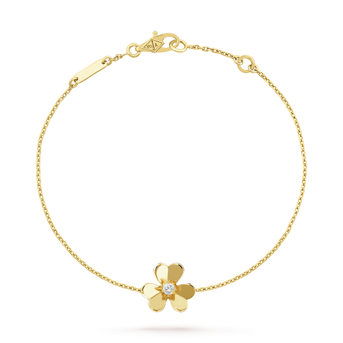 [Spark]FRIVOLE GOLD FLOWER PINK MALACHITE BRACELET