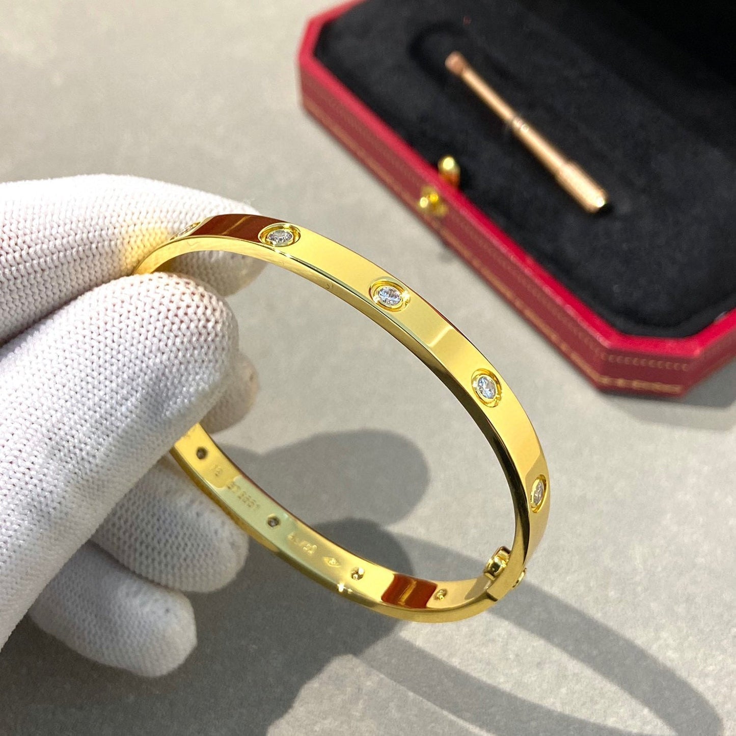 [Spark]LOVE BRACELET 6.1MM 10 DIAMONDS